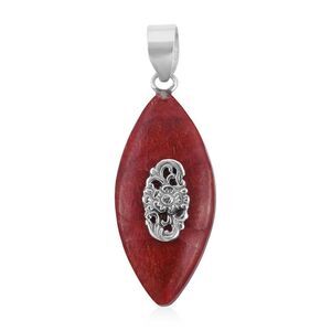 Sponge Coral Pendant in Sterling Silver
